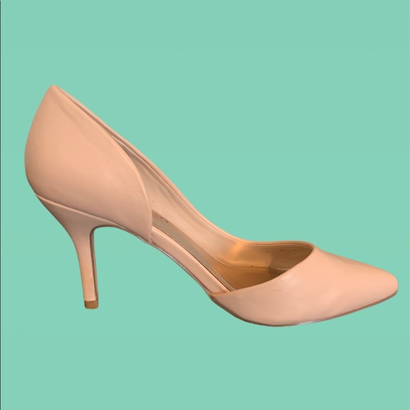 Madden Girl Shoes Madden Girl Blush Pink Leather Heel Size 65